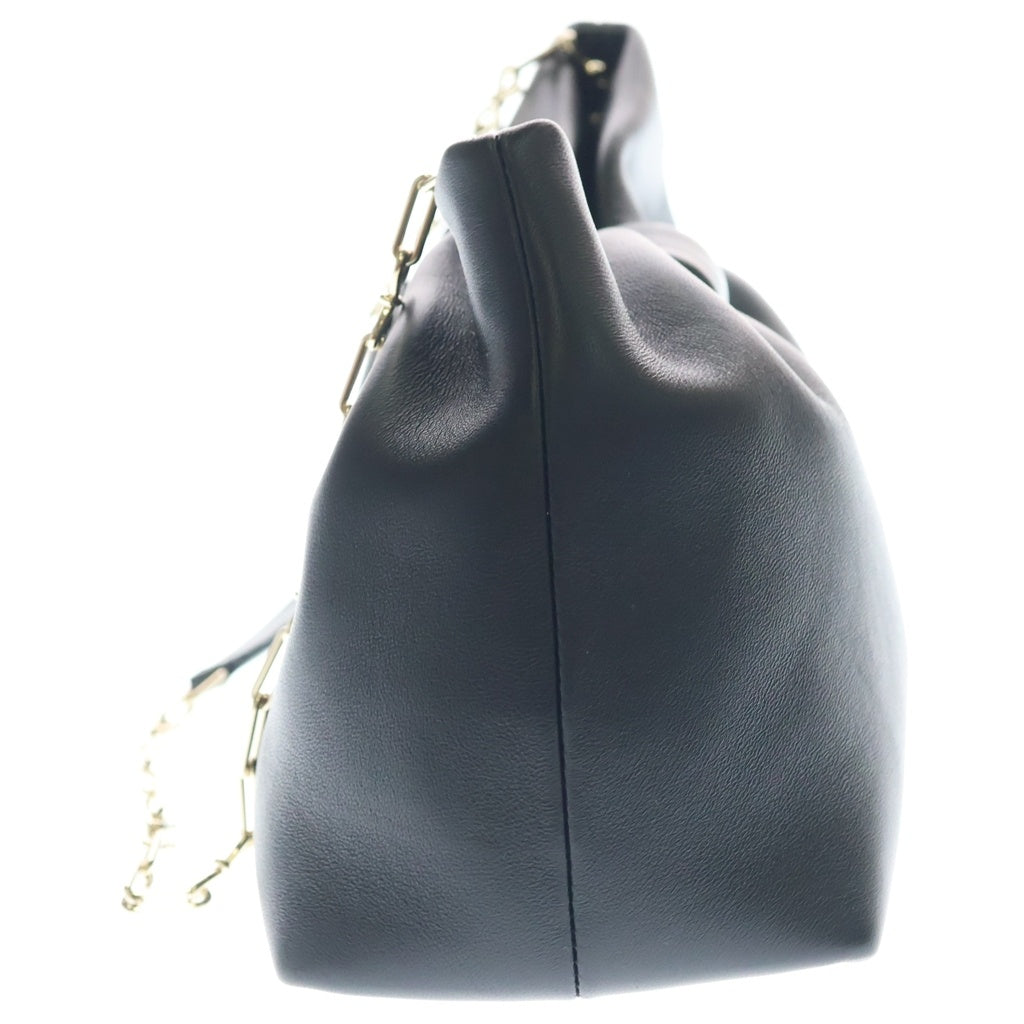 Christian Dior(クリスチャンディオール) Bow ボウ ミディアム ラムスキン チェーンショルダーバッグ ブラック 62MA1215 レディース