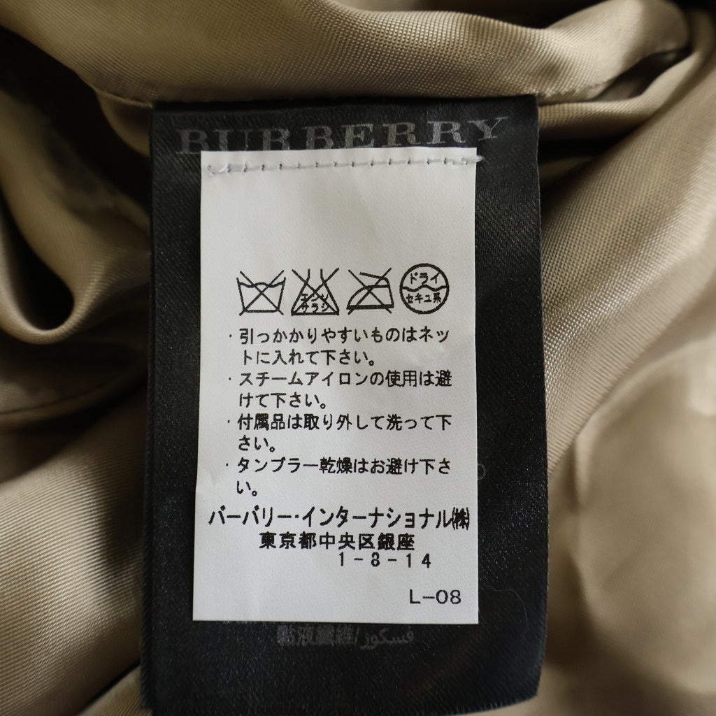 BURBERRY(バーバリー) プローサム コットン ダブルブレスト トレンチコート ベージュ レディース