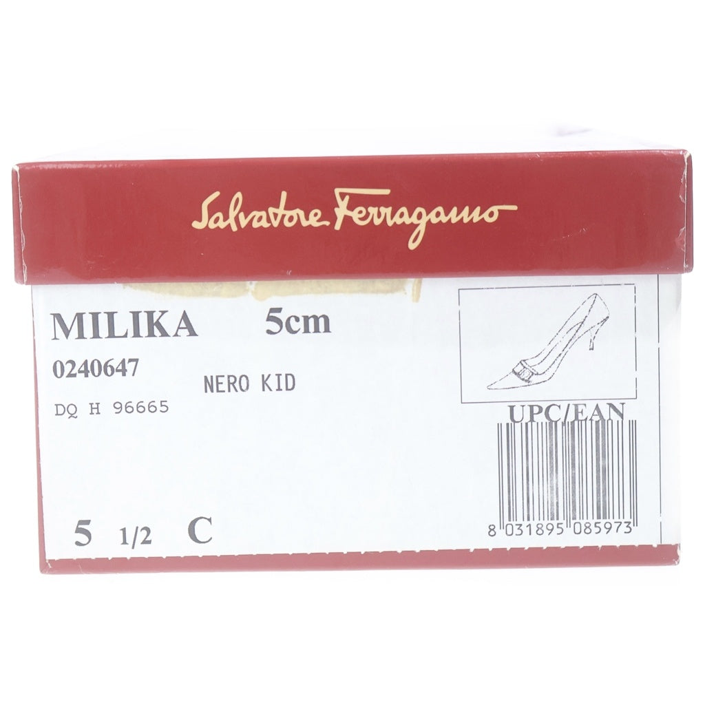 Salvatore Ferragamo(サルヴァトーレ フェラガモ) ガンチーニ柄 キャンバス ローカットシューズ スニーカー ネイビー レディース SN5406