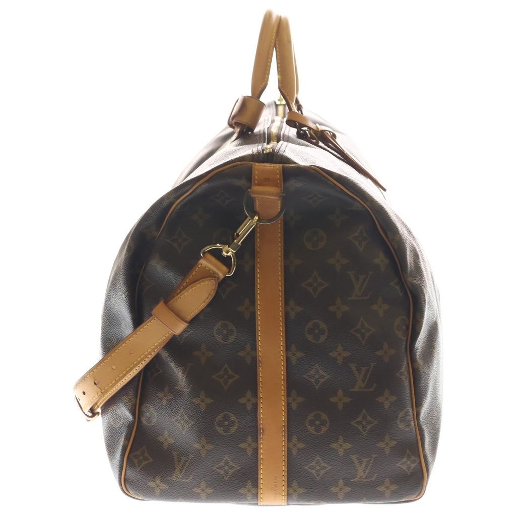 LOUIS VUITTON(ルイヴィトン) モノグラム キーポル・バンドリエール60 トラベルバッグ ボストンバッグ レザー×PVC M41412 ゴールド金具 レディース