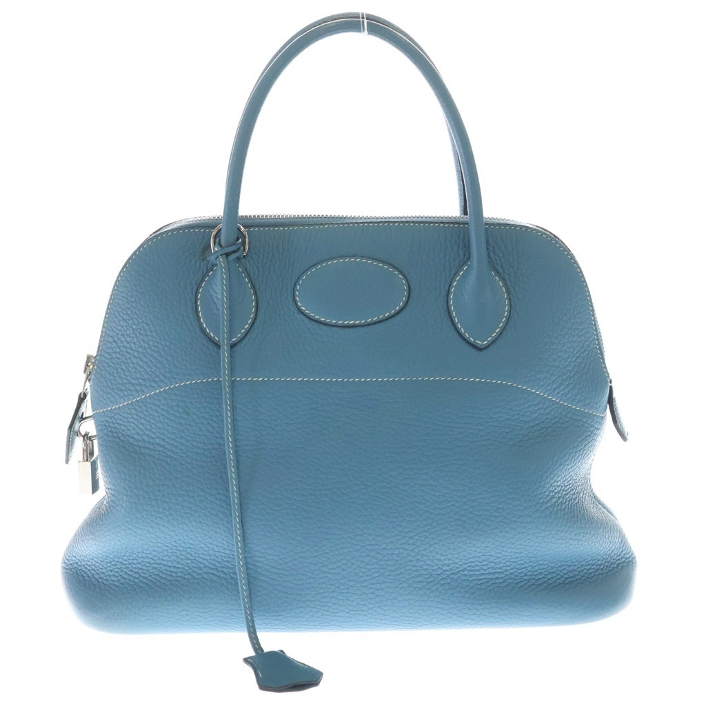 HERMES(エルメス) ボリード31 ハンドバック 2wayショルダーバック シルバー金具 □H刻印 トリヨンクマンス ブルージーン レディース