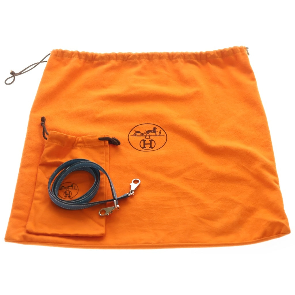 HERMES(エルメス) ボリード31 ハンドバック 2wayショルダーバック シルバー金具 □H刻印 トリヨンクマンス ブルージーン レディース