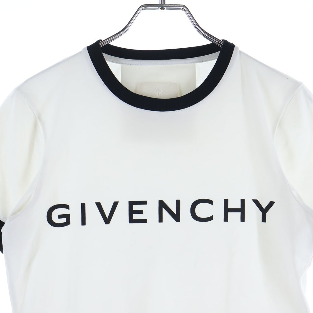 GIVENCHY(ジバンシィ) ■ジバンシー ロゴ Tシャツ トップス 半袖 ホワイト S BW70BF3YAC レディース