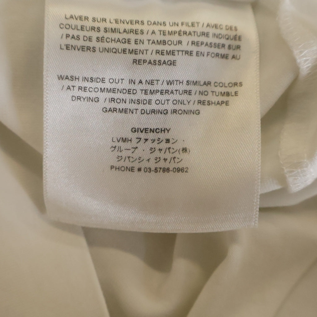 GIVENCHY(ジバンシィ) ■ジバンシー ロゴ Tシャツ トップス 半袖 ホワイト S BW70BF3YAC レディース