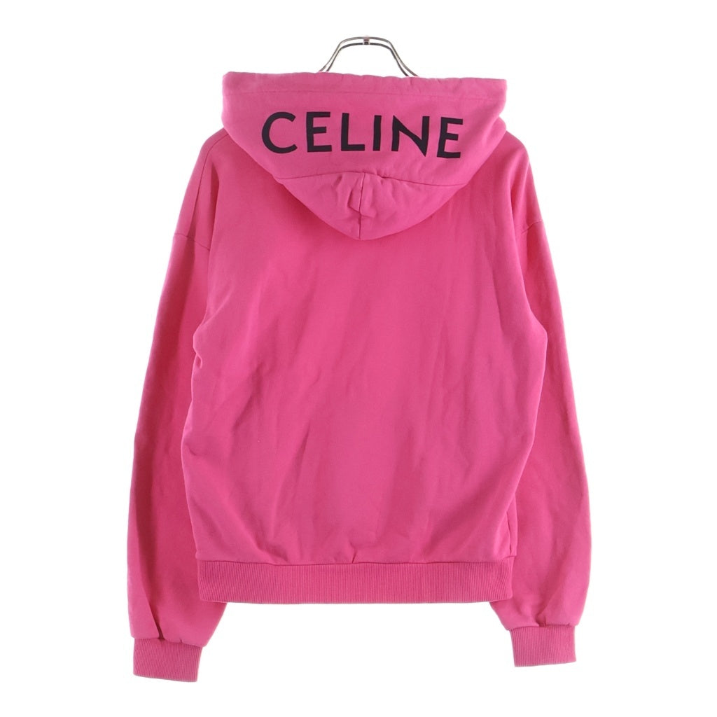CELINE(セリーヌ) フードロゴ プルオーバーパーカー フーディー コットン ピンク 2Y499052H レディース