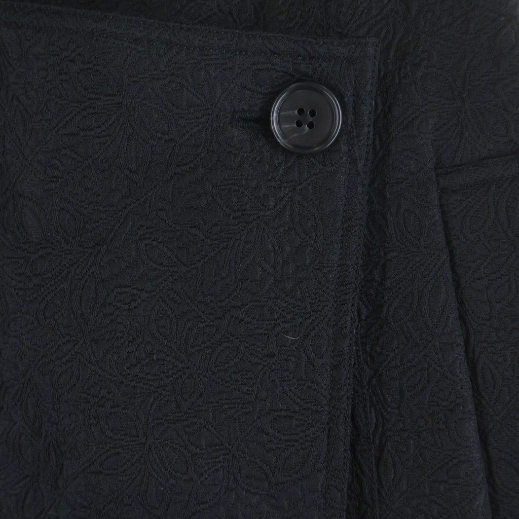 LE CIEL BLEU(ルシェルブルー) Jacquard Trench Mini Skirt ジャカードトレンチミニスカート ポリエステル ブラック 25S67207 レディース