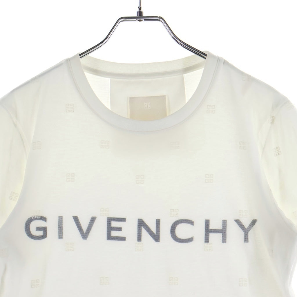GIVENCHY(ジバンシィ) ■ジバンシー ロゴ ドット Tシャツ 半袖 白 レディース