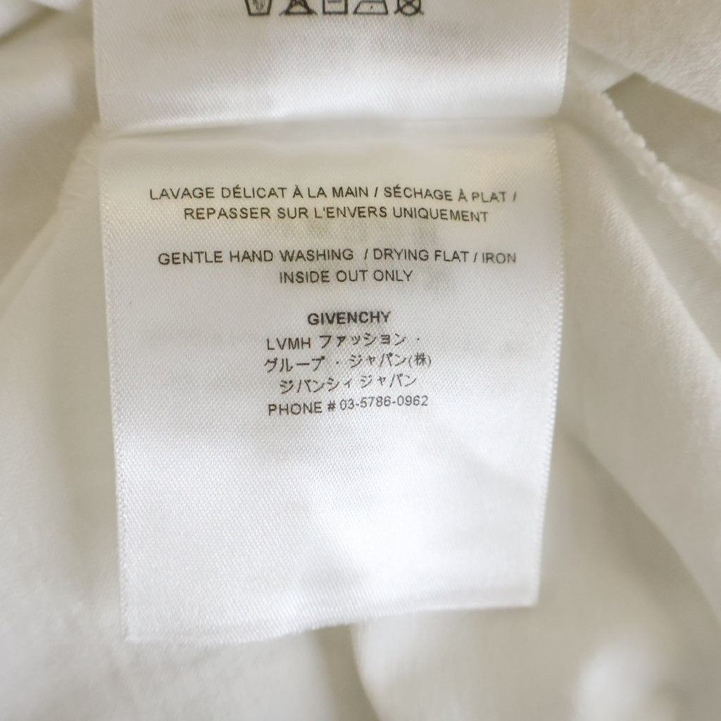 GIVENCHY(ジバンシィ) ■ジバンシー ロゴ ドット Tシャツ 半袖 白 レディース