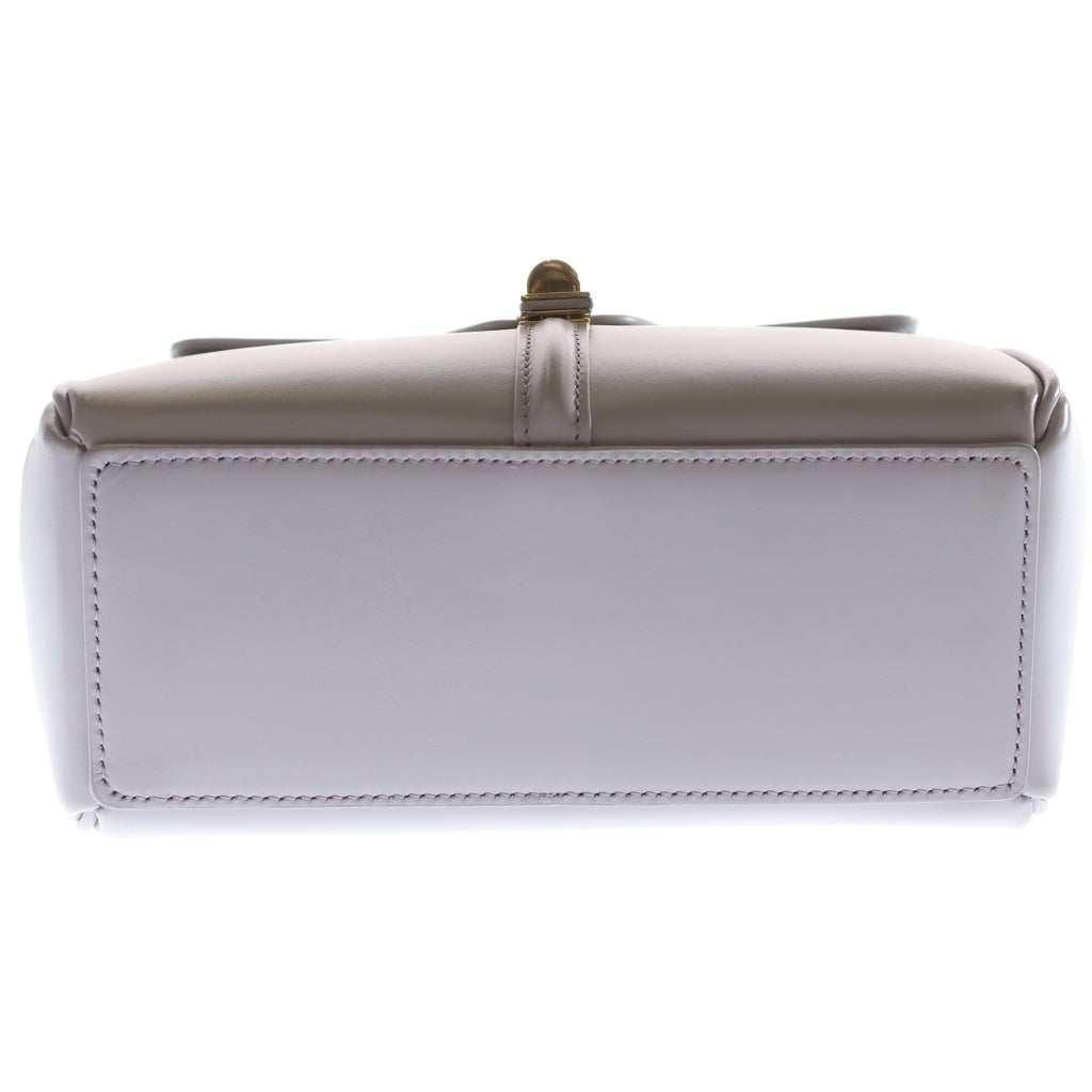 CELINE(セリーヌ) セーズ ミニ 2WAYハンドバッグ ショルダーバッグ ライトパープル レザー ゴールド金具 レディース