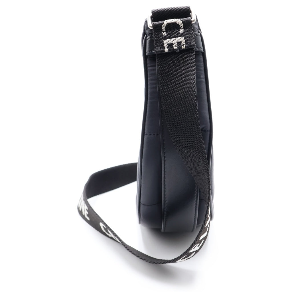 CELINE(セリーヌ) アヴァ ショルダーバッグ ブラック ナイロン シルバー金具 レディース