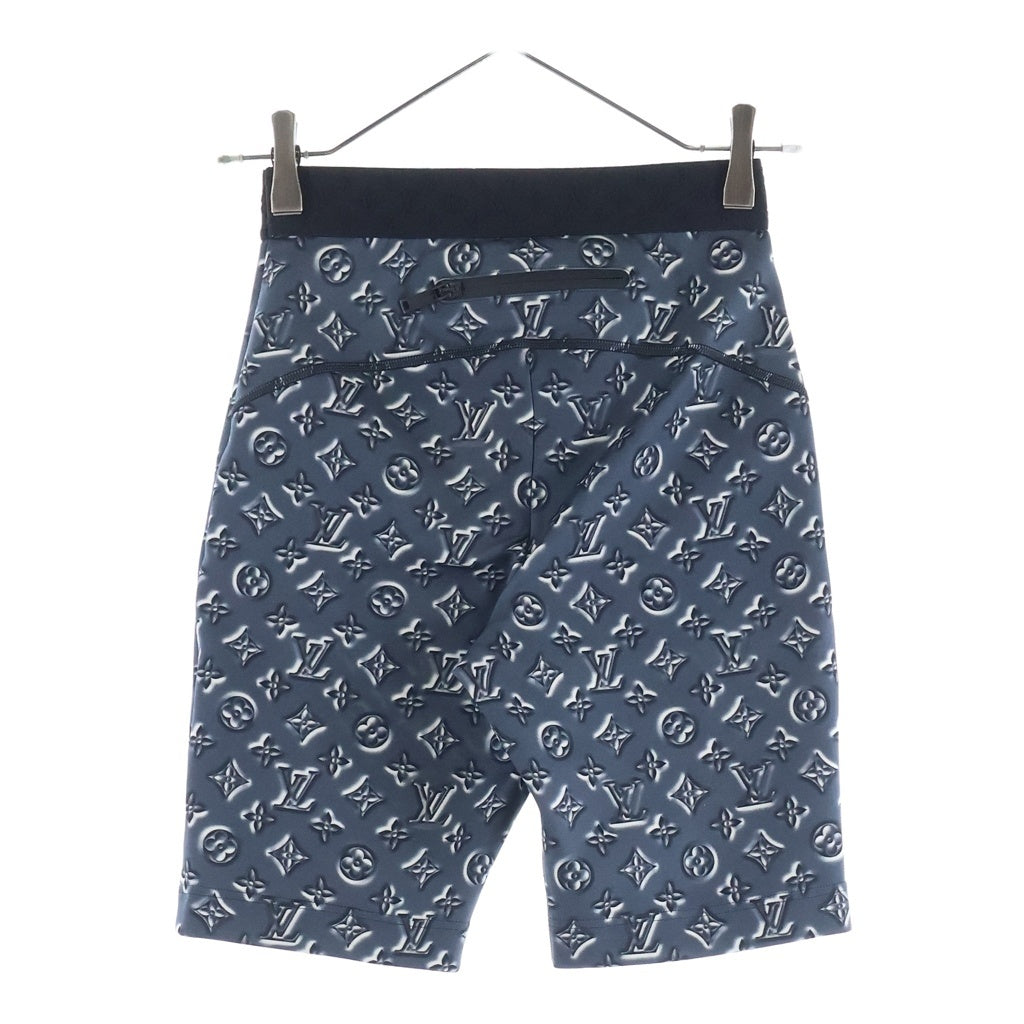 LOUIS VUITTON(ルイヴィトン) ■ステンシルエフェクトモノグラム ショーツ ポリ×ナイロン ブルー系 34 レディース