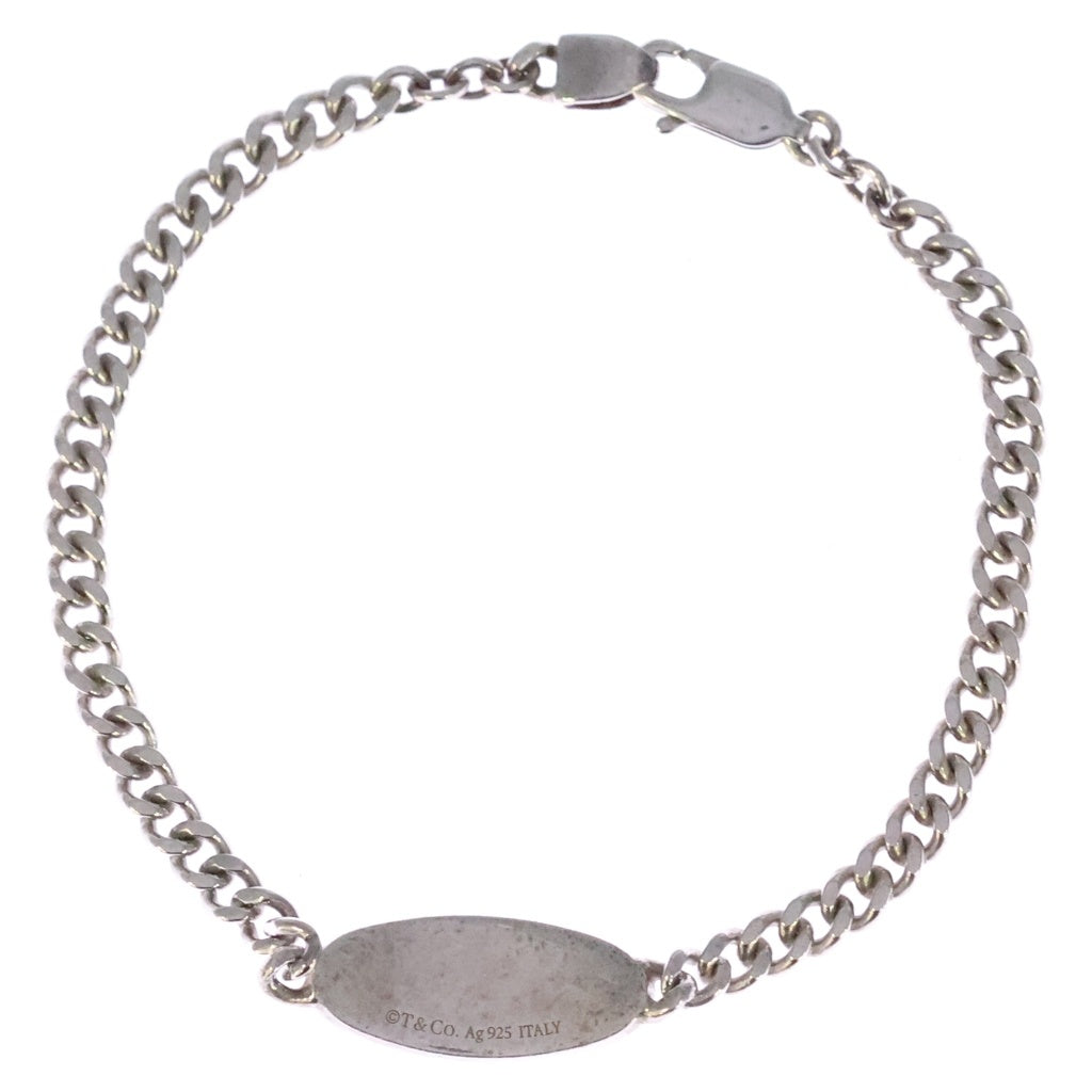 TIFFANY & Co.(ティファニー) リターントゥ オーバル ブレスレット IDタグ ダイヤモンド SV925 シルバー レディース