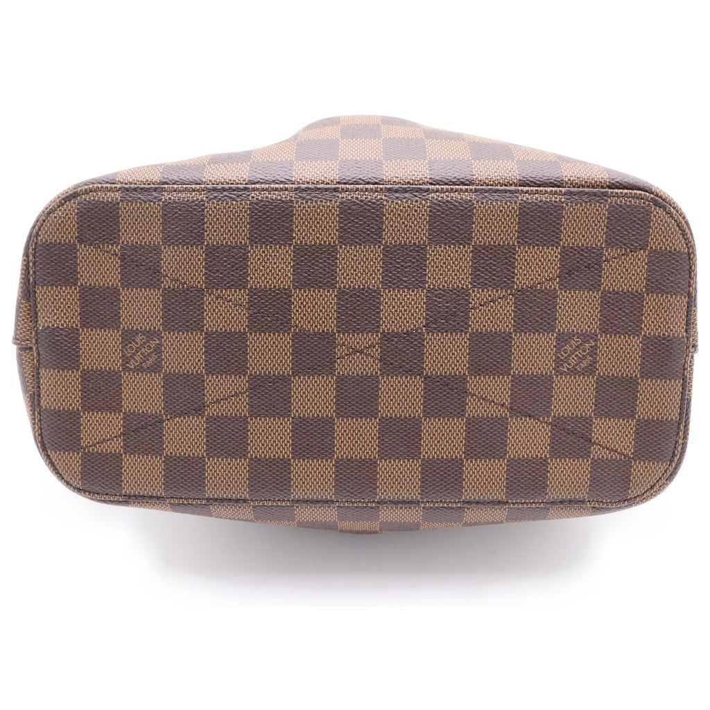 LOUIS VUITTON(ルイヴィトン) ダミエ シエナPM ハンド ショルダーバッグ PVCコーティングキャンバス レザー ブラウン N41545 レディース