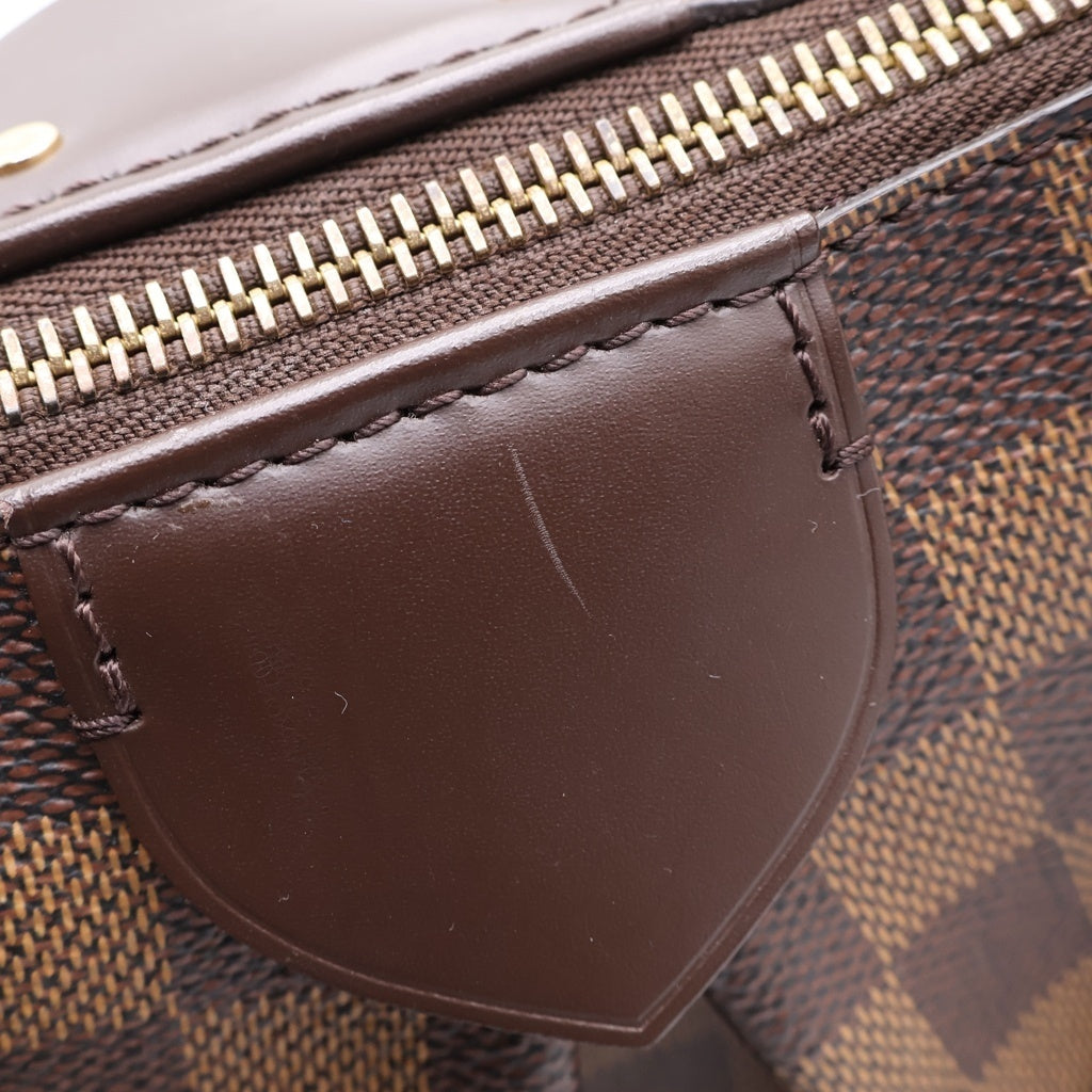 LOUIS VUITTON(ルイヴィトン) ダミエ シエナPM ハンド ショルダーバッグ PVCコーティングキャンバス レザー ブラウン N41545 レディース