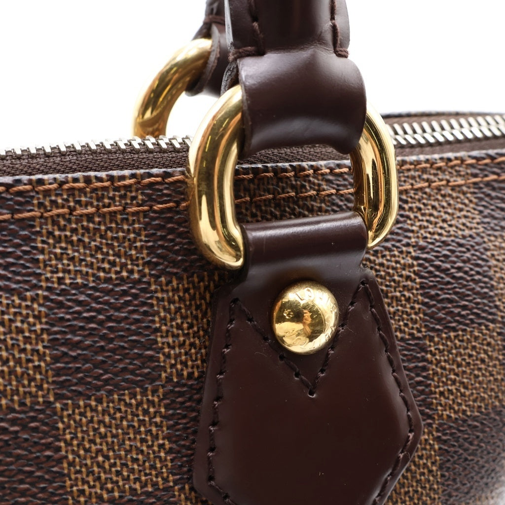 LOUIS VUITTON(ルイヴィトン) ダミエ サレヤPM PVC レザー ハンドバッグ トートバッグ ブラウン N51183 レディース