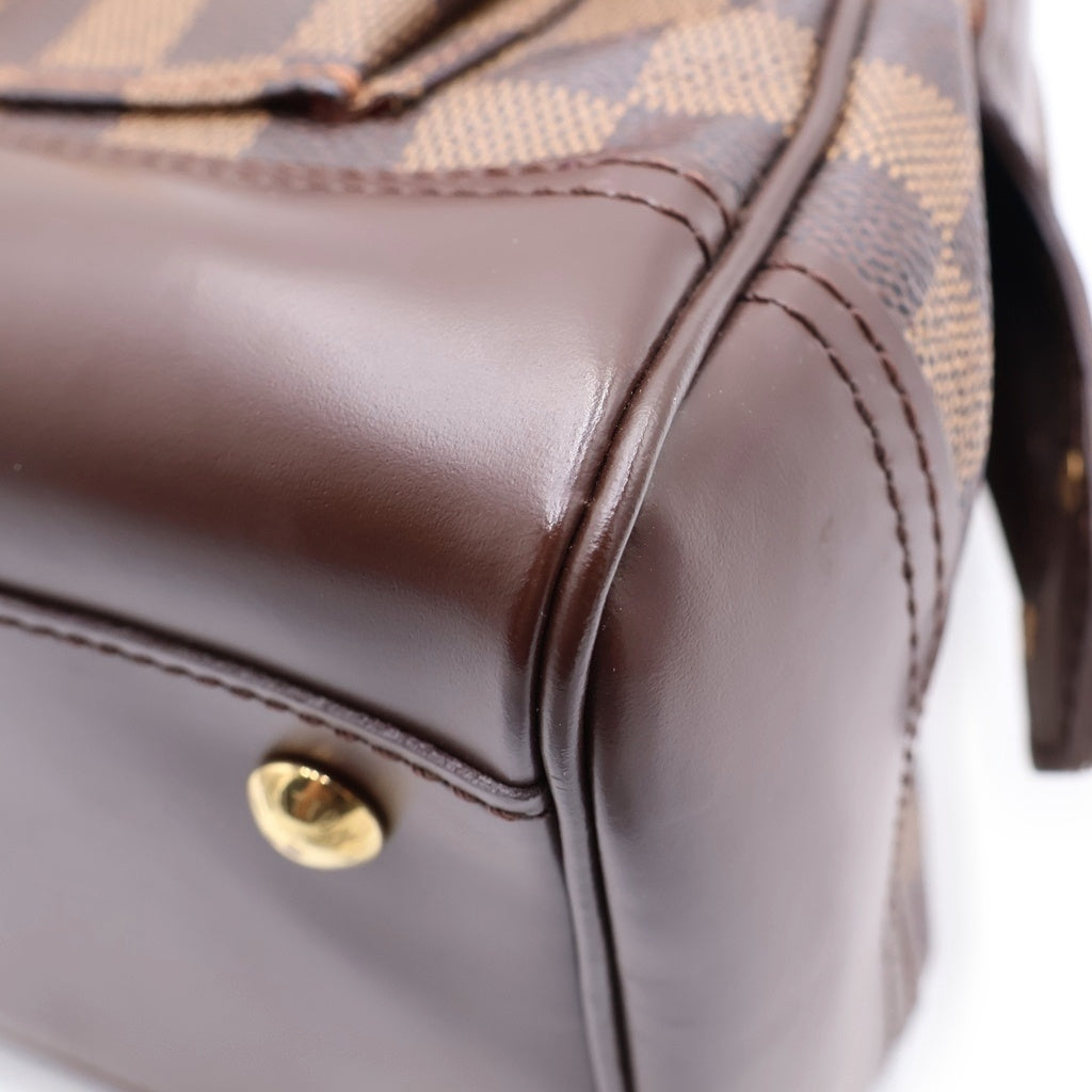 LOUIS VUITTON(ルイヴィトン) ダミエ ナイツブリッジ ハンドバッグ PVC コーティングキャンバス レザー ブラウン N51201 レディース