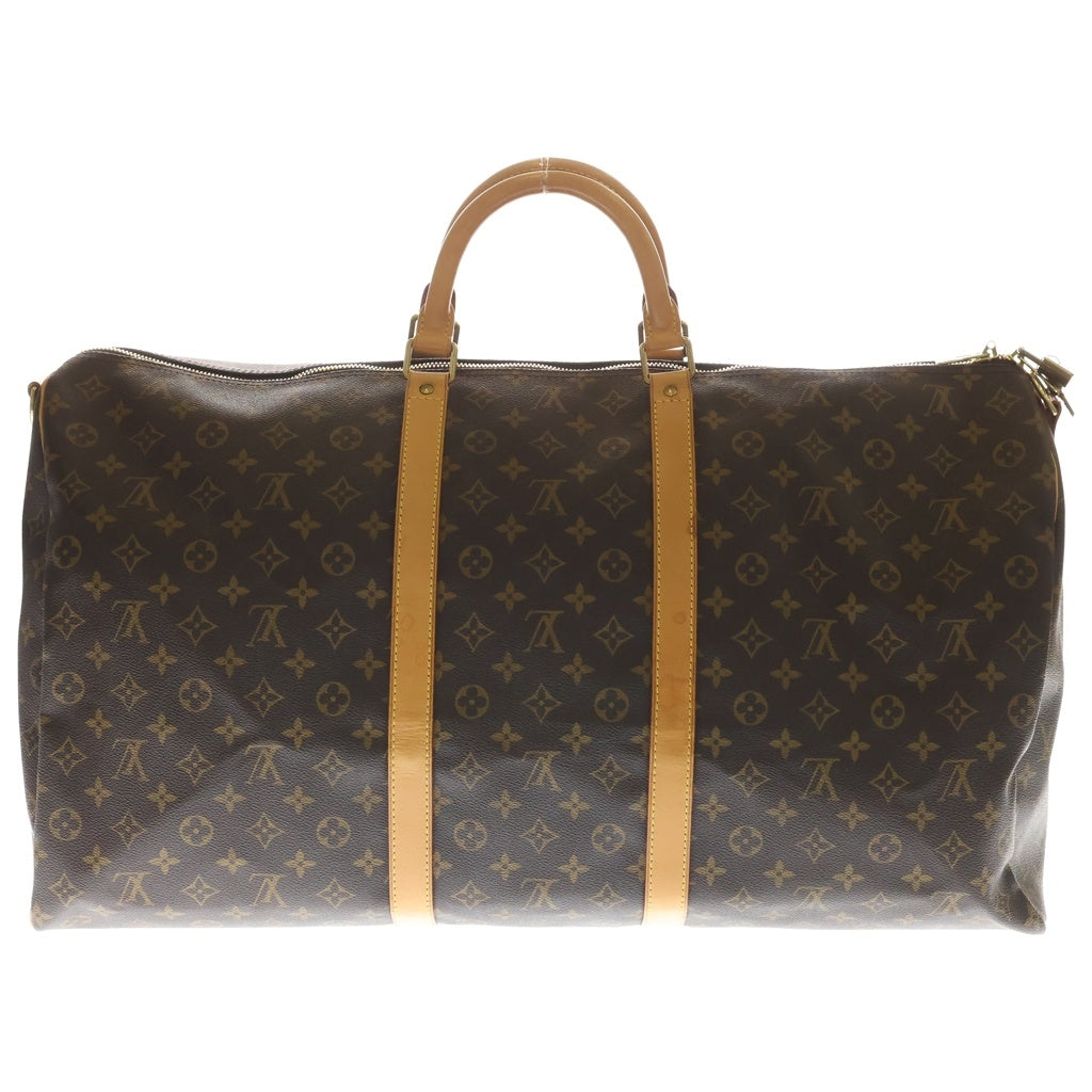 LOUIS VUITTON(ルイヴィトン) モノグラム キーポルバンドリエール60 PVC レザー 2WAY ハンドバッグ ショルダーバッグ ボストンバッグ ブラウン M41412 レディース