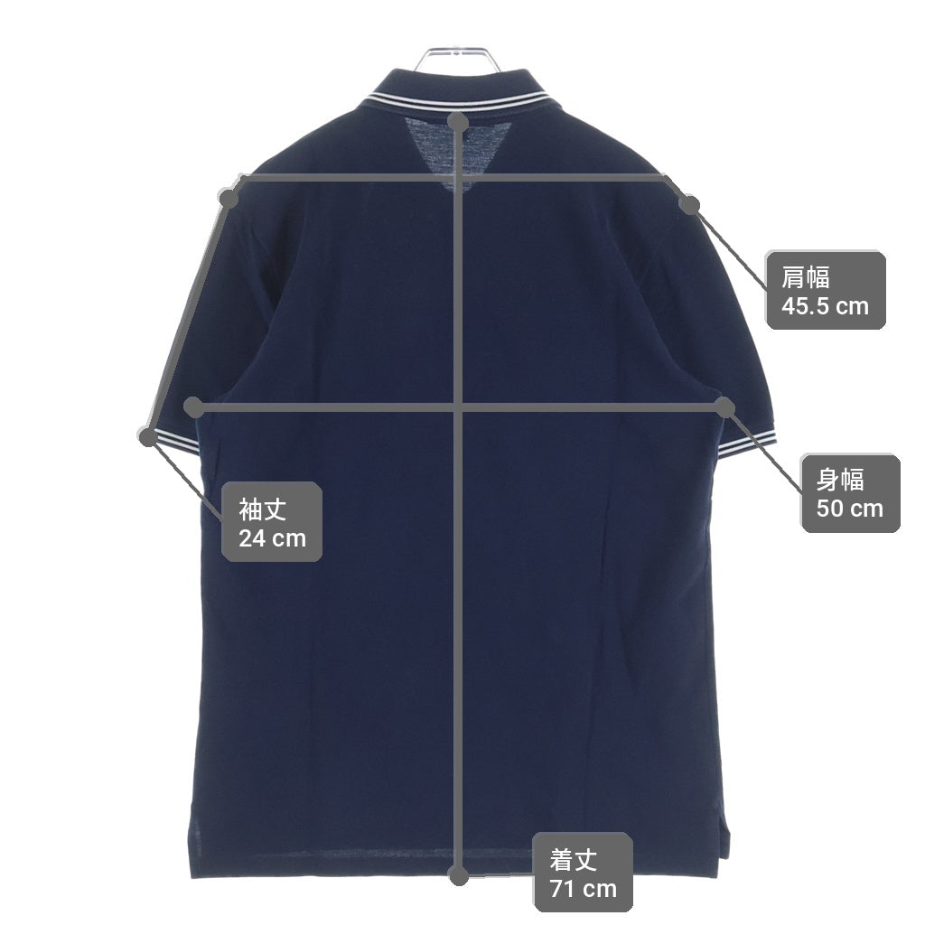GUCCI(グッチ) ウェブライン 半袖 ポロシャツ ネイビー 283105 レディース