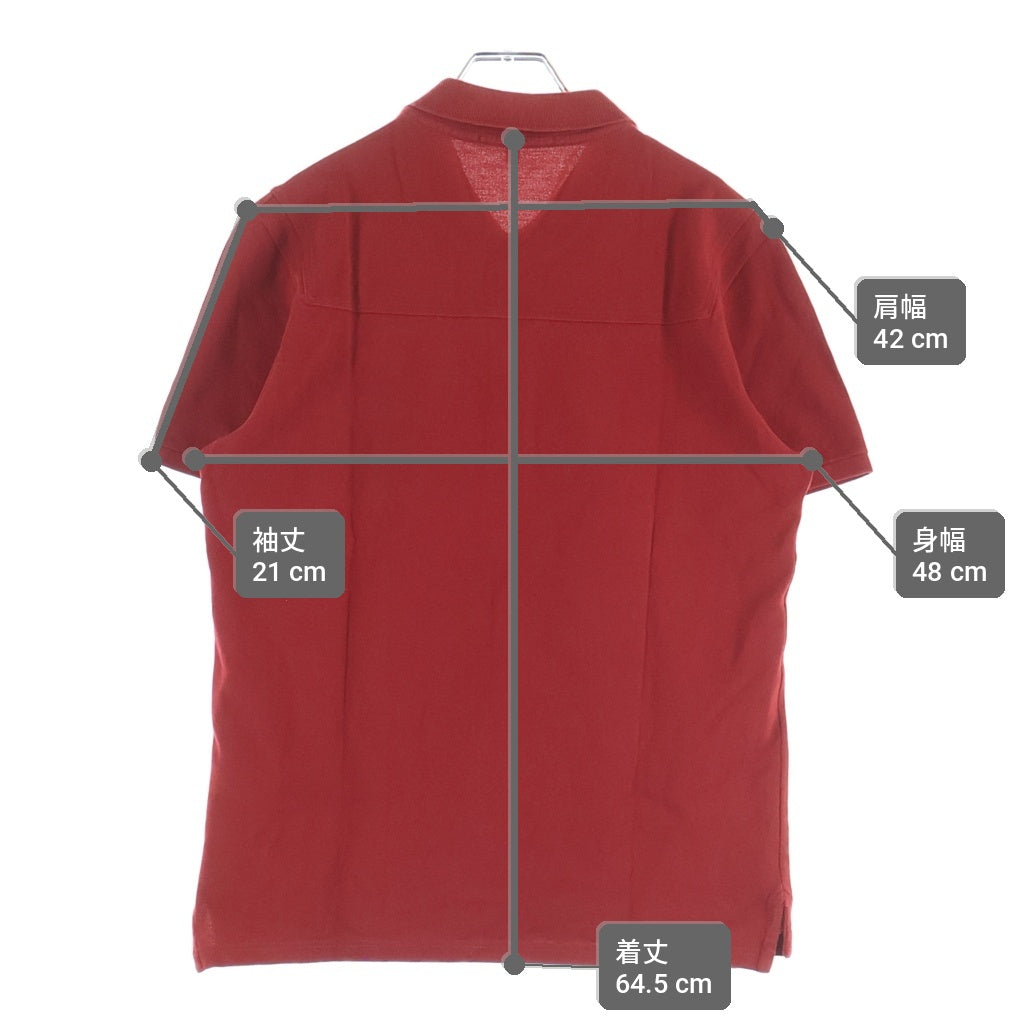 GUCCI(グッチ) スター ロゴ刺繍 ニット 半袖ポロシャツ レッド 211746 レディース