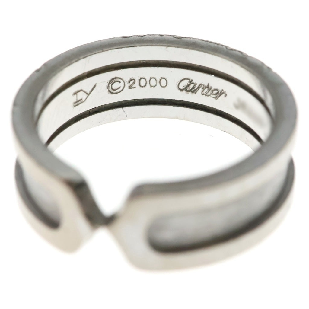 Cartier(カルティエ) C2リング ホワイトゴールド 750WG #51 レディース