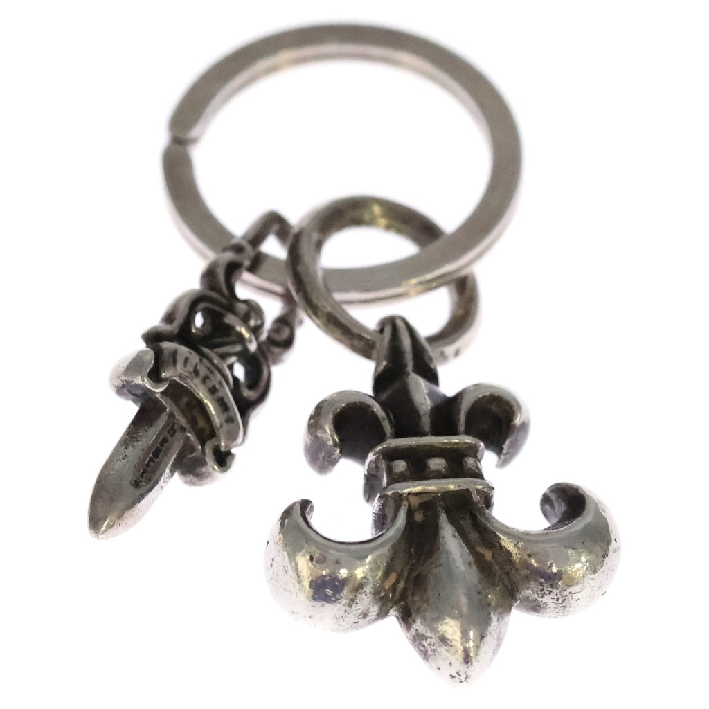 CHROME HEARTS(クロムハーツ) BSF&No5 DGGR BSフレア #5ダガー キーリング シルバー