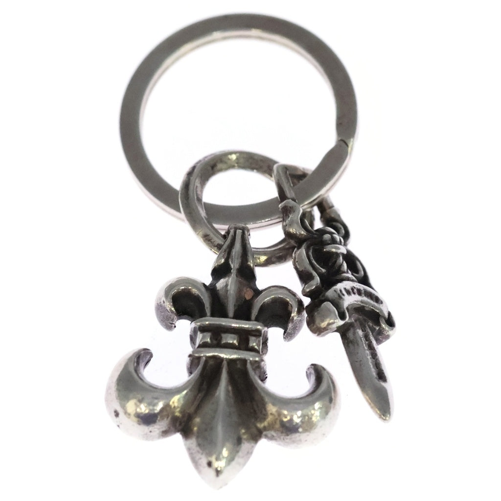 CHROME HEARTS(クロムハーツ) BSF&No5 DGGR BSフレア #5ダガー キーリング シルバー