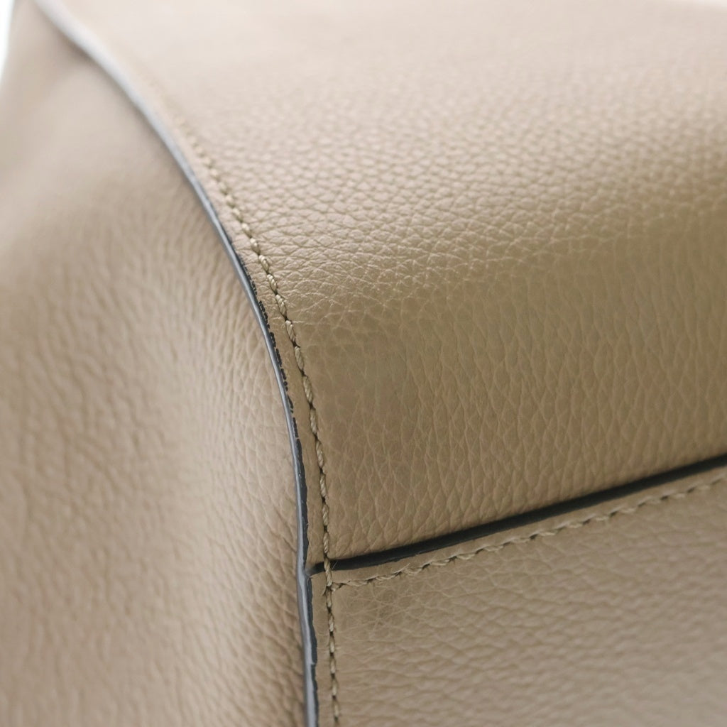 LOEWE(ロエベ) ハンモック コンパクト 2WAYハンドバッグ ショルダーバッグ ブラウン グレージュ レザー ゴールド金具 レディース