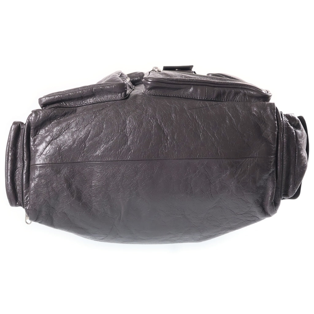 BALENCIAGA(バレンシアガ) スーパービジー ラージ カーフスキン レザー スリングバッグ ショルダーバッグ グレー 702168 レディース