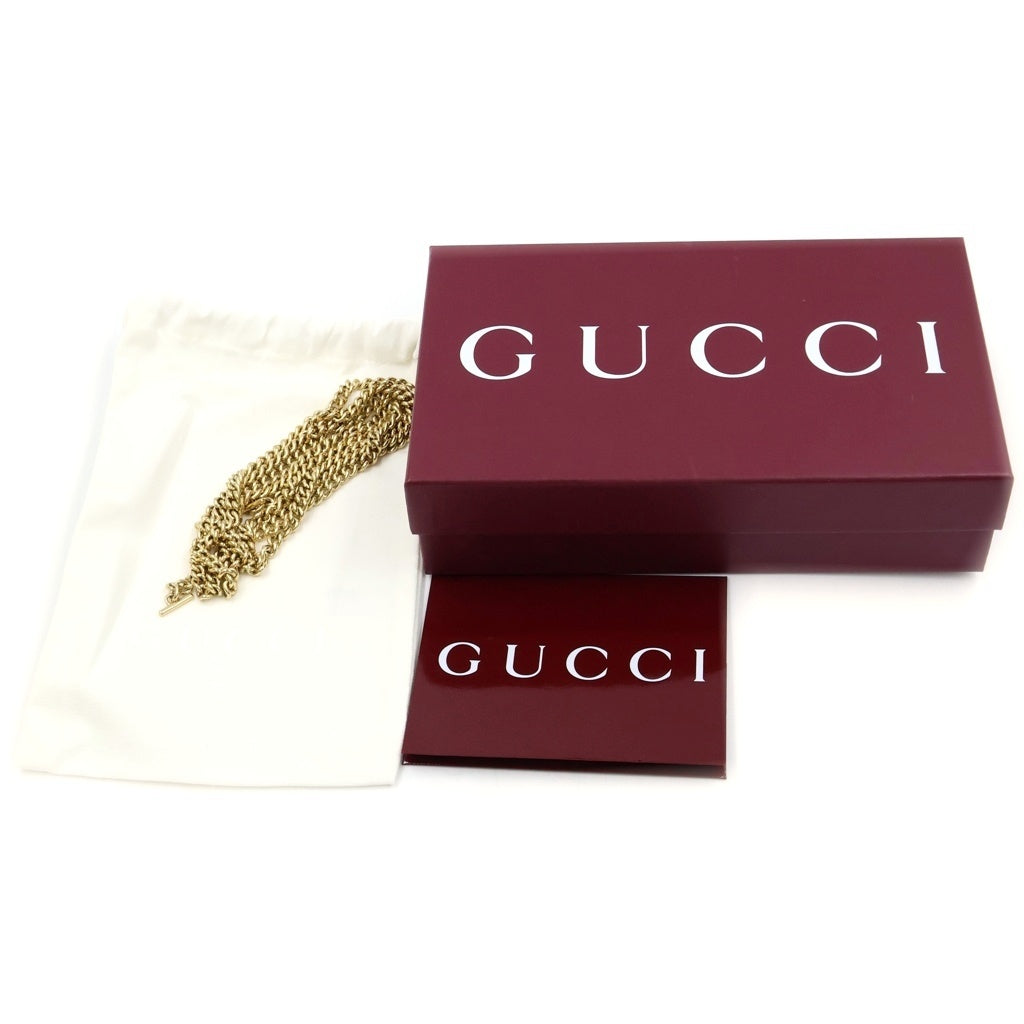 GUCCI(グッチ) オフィディア コンチネンタルウォレット ショルダーバッグ 長財布 PVC×レザー ベージュ×ブラウン 772309 レディース