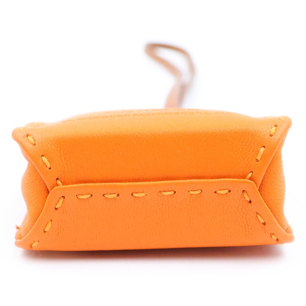 HERMES(エルメス) サック オランジュチャームフュー チャーム オレンジ アニオン×コットン レディース
