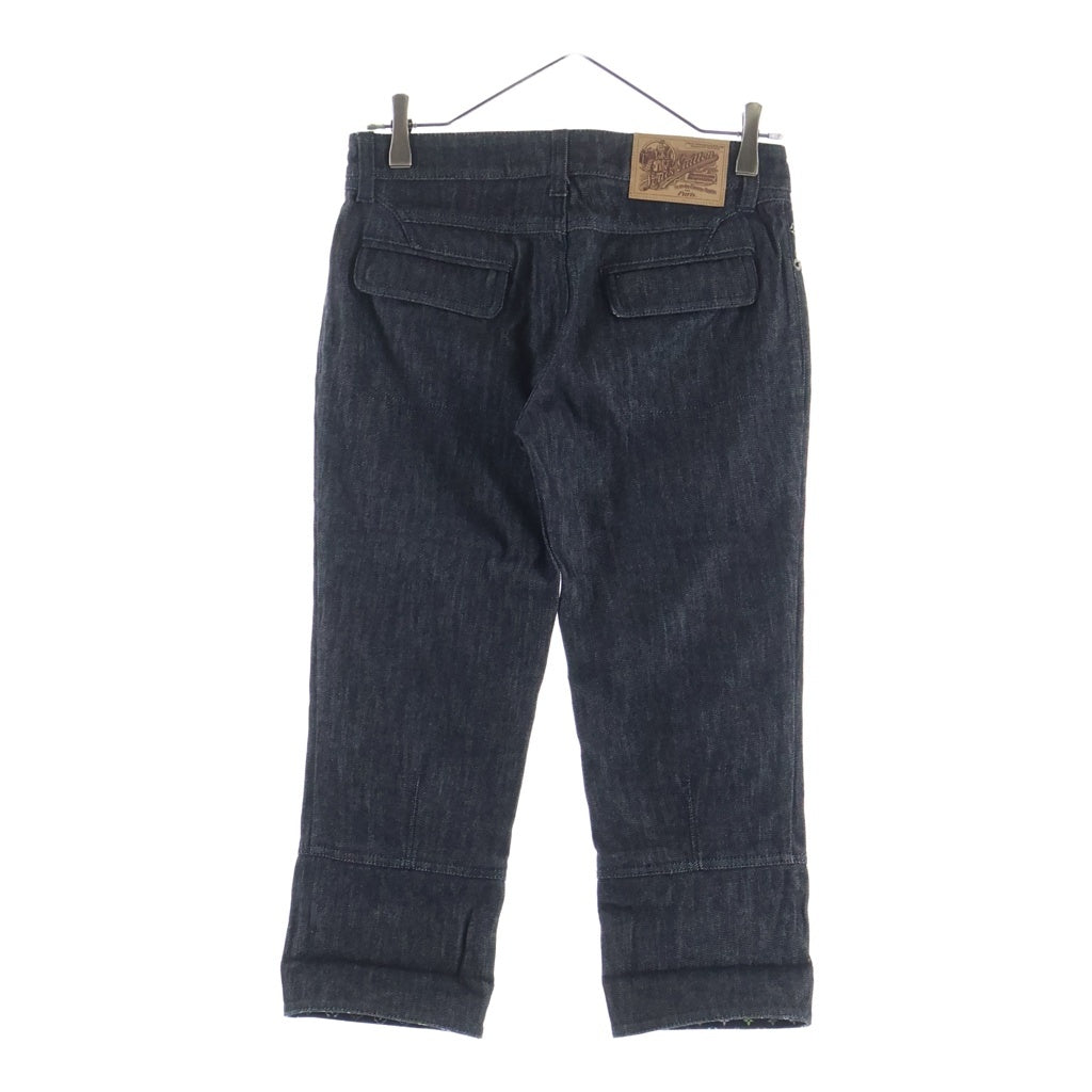 LOUIS VUITTON(ルイヴィトン) 09SS モノグラムマルチカラー ショート デニム パンツ ジーンズ ブラック レディース RW091W WOPA02DAZ