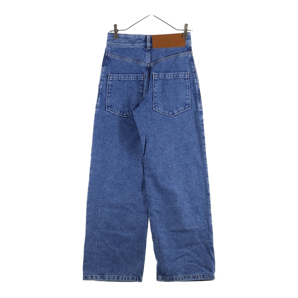 LOEWE(ロエベ) アナグラム バギーデニム ブルー S359Y11X50 レディース