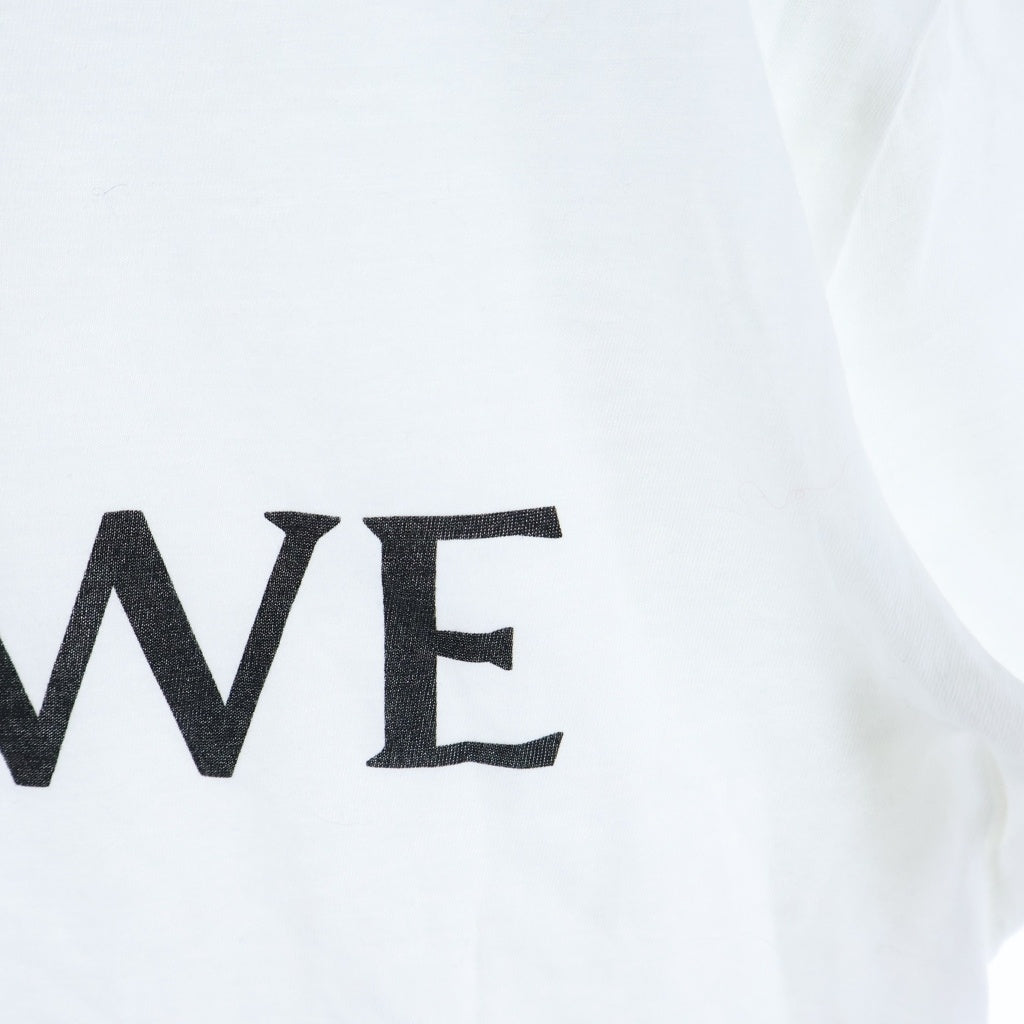 LOEWE(ロエベ) 23SS×スタジオジブリ ハウルの動く城 コラボ刺繍Tシャツ 半袖Tシャツ ホワイト ポリエステル SB44Y22X12 レディース
