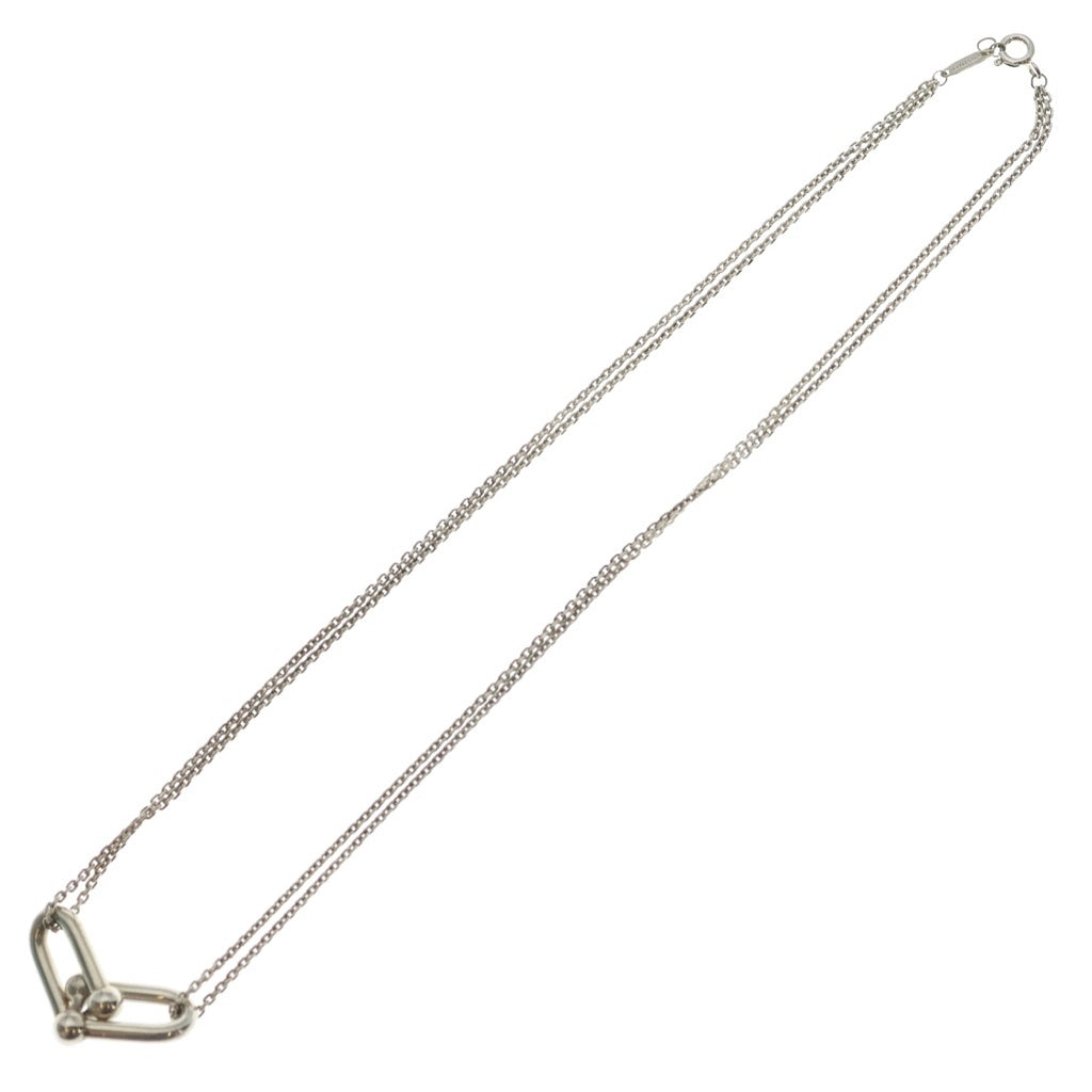 TIFFANY & Co.(ティファニー) ハードウェア ダブルリンク ネックレス ペンダント チェーン シルバー Ag925 レディース