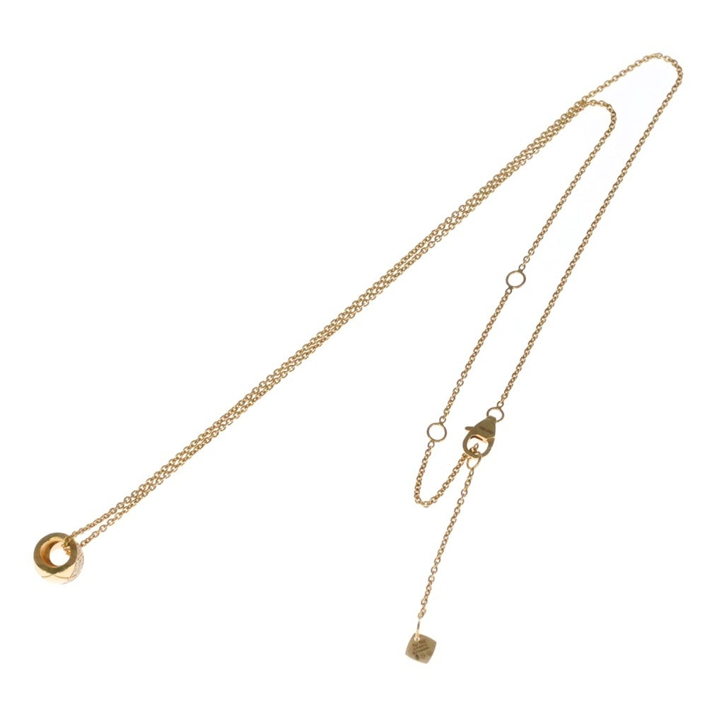 CHANEL(シャネル) ココクラッシュ コレクション メレダイヤネックレス ペンダント チェーン イエローゴールド Au750YG J13707 レディース