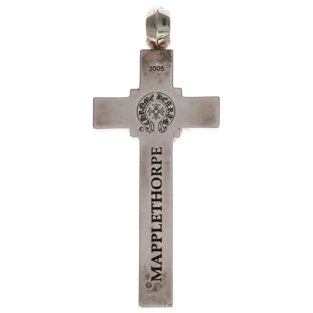 CHROME HEARTS(クロムハーツ) MAPPLE THORPE CRS SML メイプルソープ スモール クロスペンダントトップ シルバー BCA290