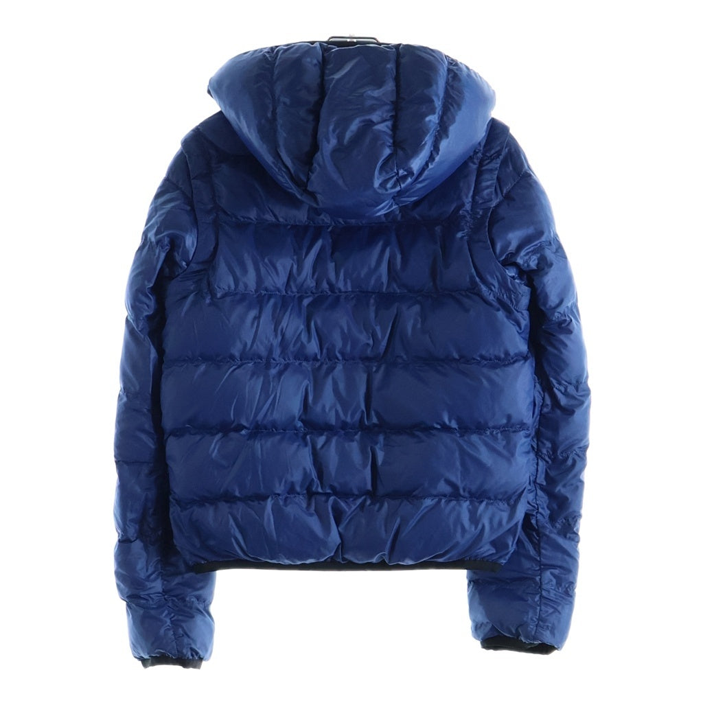LOUIS VUITTON(ルイヴィトン) リバーシブル ダウンジャケット ベスト 2WAY RW112W WTCO24P3W グレー×ブルー ナイロン レディース