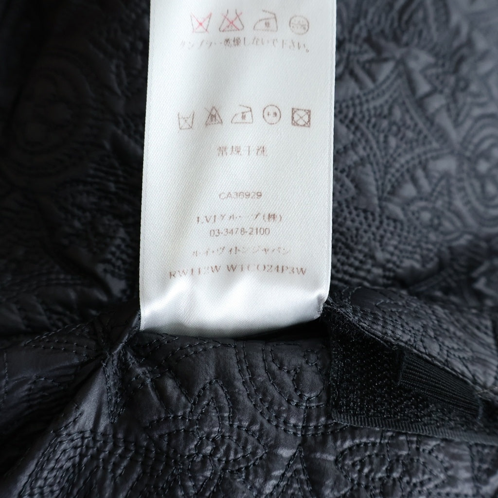 LOUIS VUITTON(ルイヴィトン) リバーシブル ダウンジャケット ベスト 2WAY RW112W WTCO24P3W グレー×ブルー ナイロン レディース