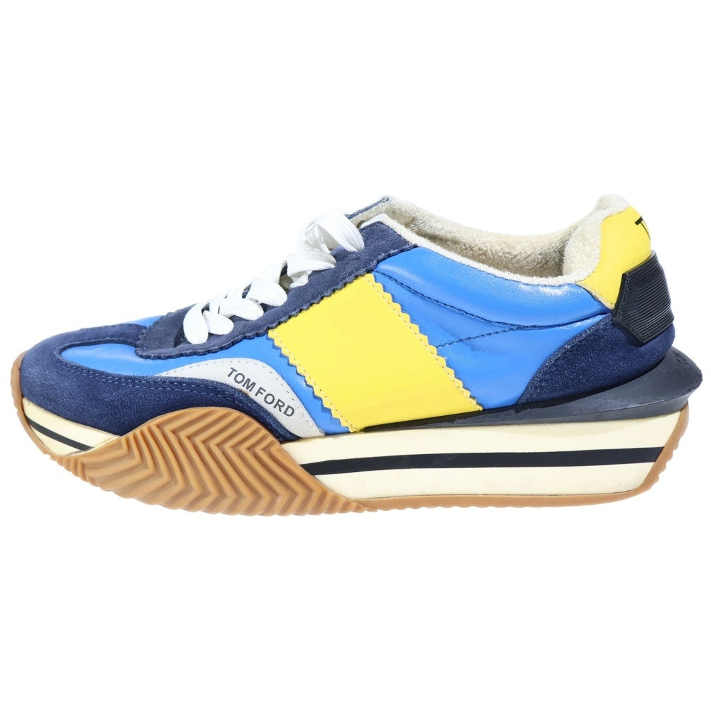 TOM FORD(トムフォード) JAMES ジェームズ ローカットシューズ スニーカー ブルー/イエロー A8509