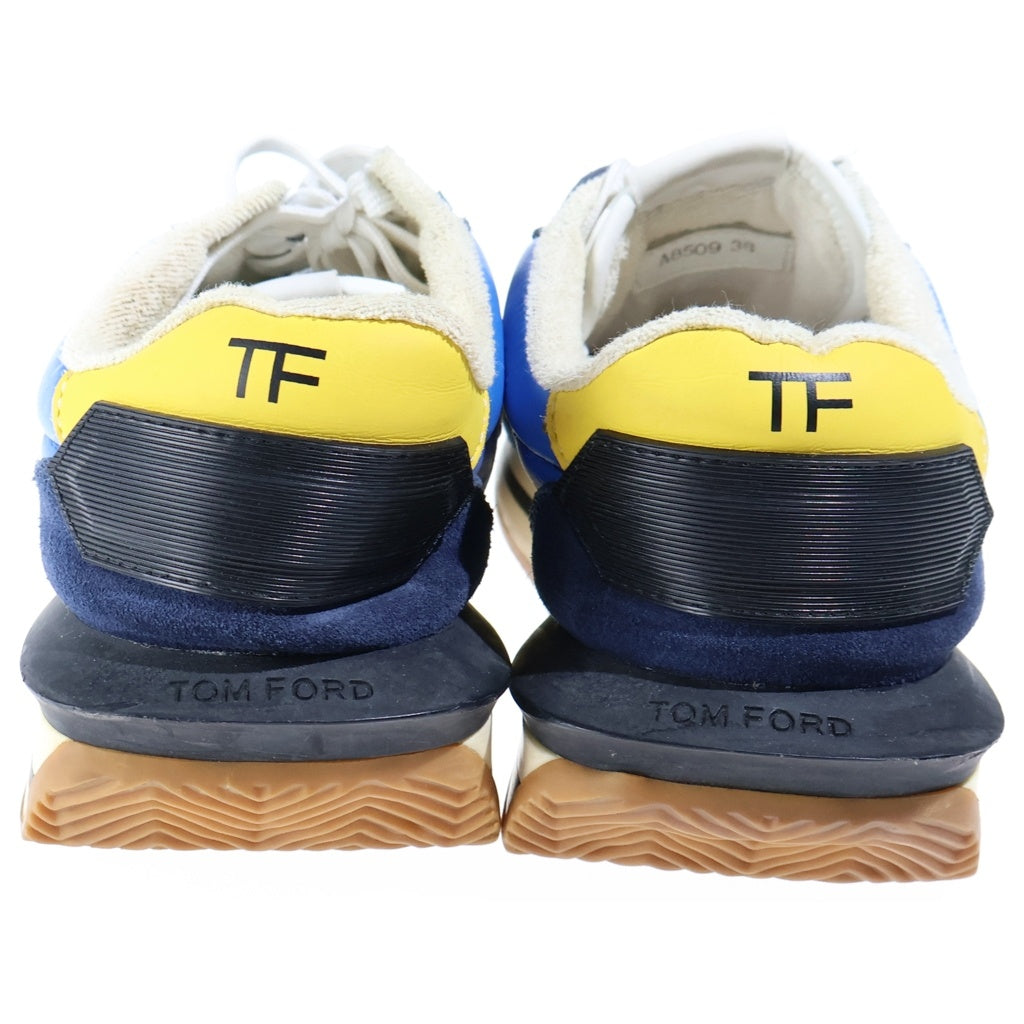 TOM FORD(トムフォード) JAMES ジェームズ ローカットシューズ スニーカー ブルー/イエロー A8509