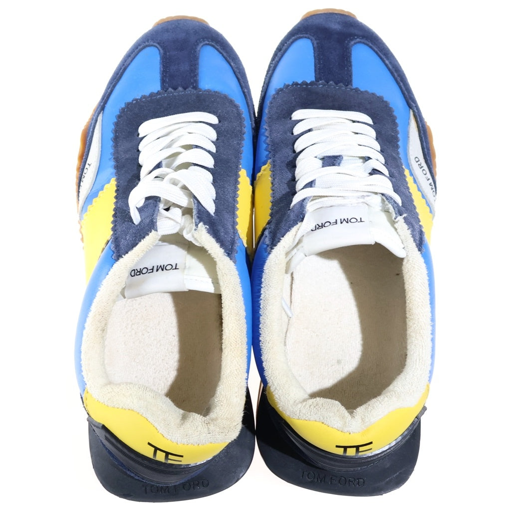 TOM FORD(トムフォード) JAMES ジェームズ ローカットシューズ スニーカー ブルー/イエロー A8509