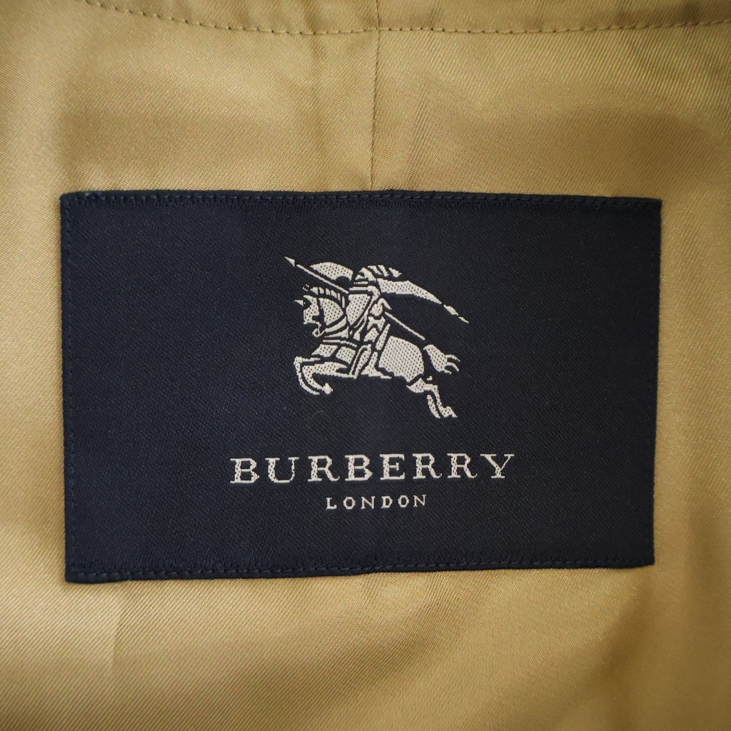 BURBERRY(バーバリー) 裏地ノヴァチェック ライナー付き ステンカラーコート コットン ベージュ BBB80-678-03