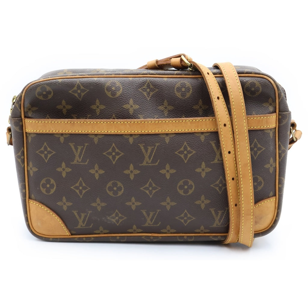 LOUIS VUITTON(ルイヴィトン) モノグラム トロカデロ30 ショルダーバッグ ブラウン PVC×レザー M51272 ゴールド金具