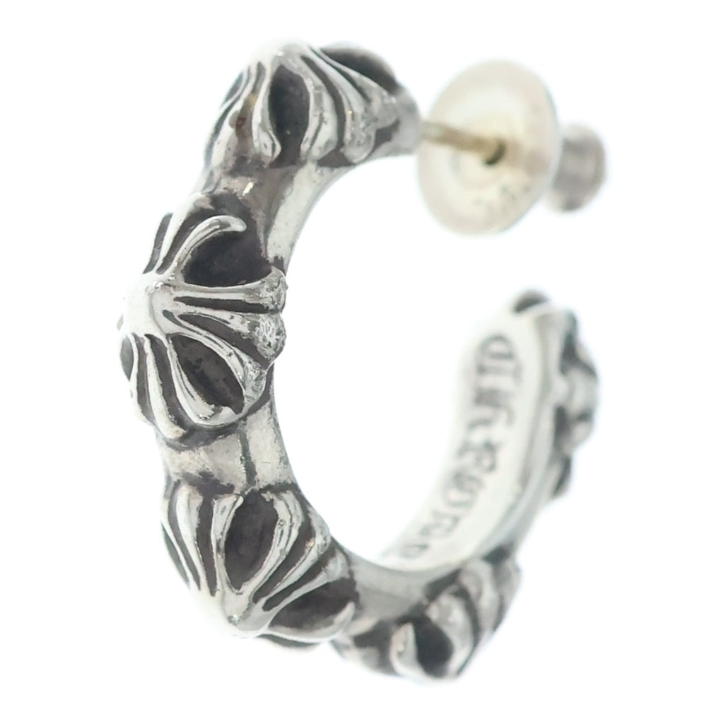 CHROME HEARTS(クロムハーツ) HOOP CROSS クロスバンド フープピアス シルバー BCA100