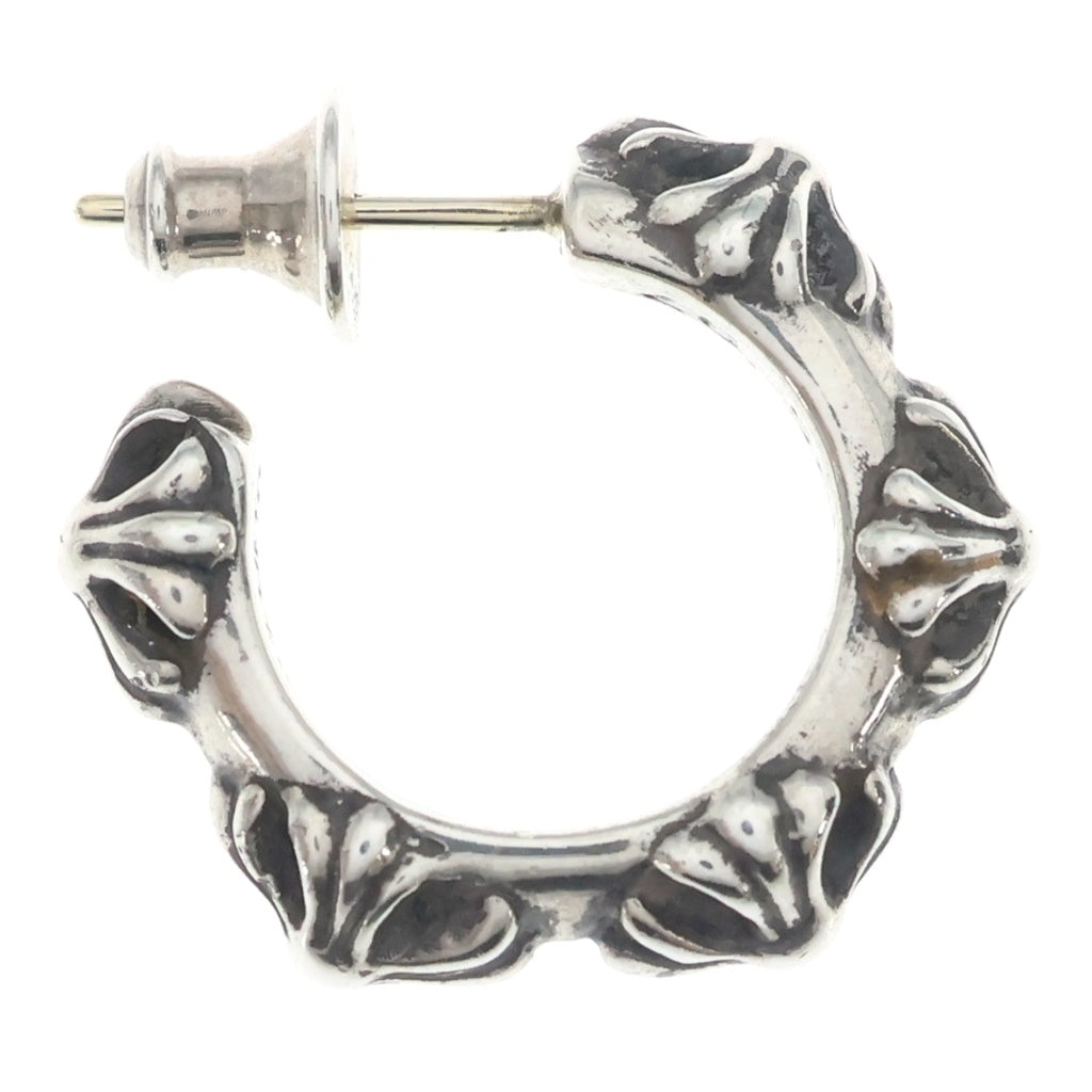 CHROME HEARTS(クロムハーツ) HOOP CROSS クロスバンド フープピアス シルバー BCA100