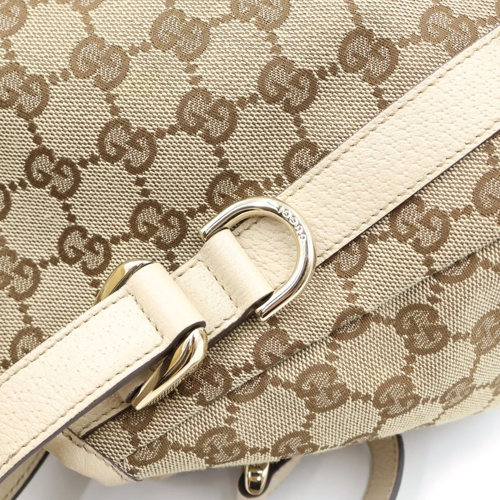 GUCCI(グッチ) アビー ショルダーバック トート キャンバス ベージュ/ブラウン 130736 レディース