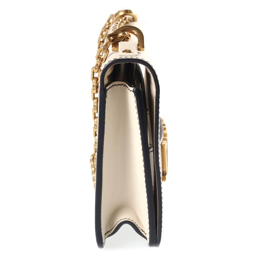 Christian Dior(クリスチャンディオール) J'ADIOR チェーンフラップバッグ ショルダーバッグ アイボリー レザー ゴールド金具 M9000CVWU レディース