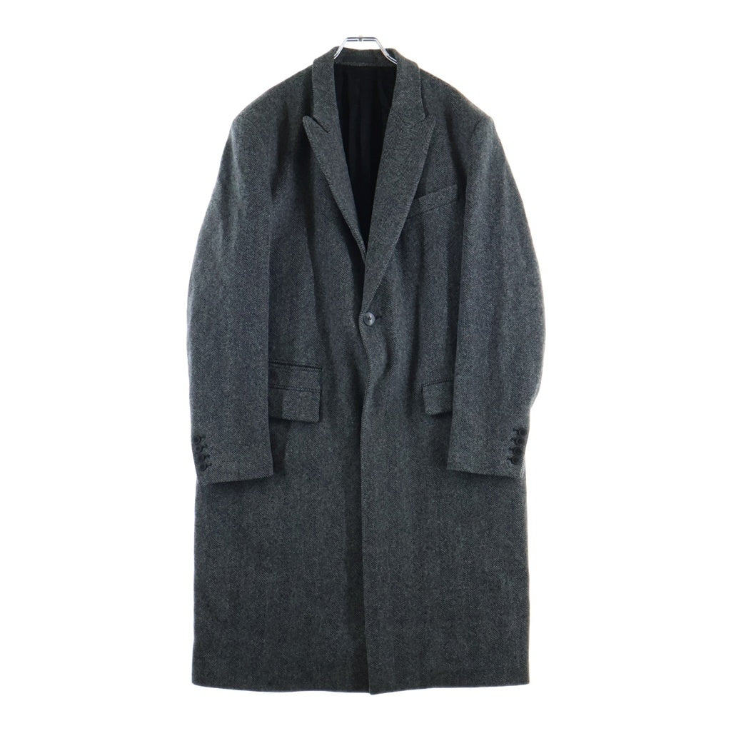 VALENTINO(ヴァレンティノ) 20AW Outerwear Jacket アウターウェアージャケット テクニカルウール ヘリンボーン コート グレー UV0CAD656Q7