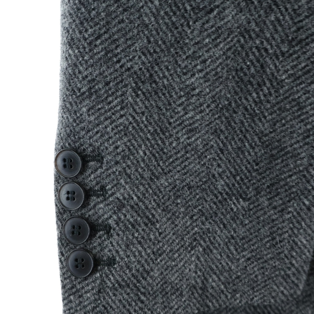 VALENTINO(ヴァレンティノ) 20AW Outerwear Jacket アウターウェアージャケット テクニカルウール ヘリンボーン コート グレー UV0CAD656Q7