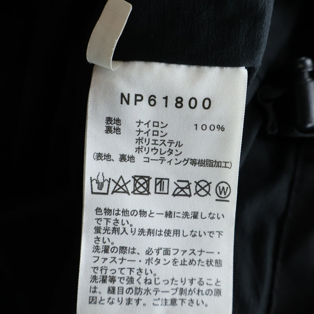 THE NORTH FACE(ザノースフェイス) MOUNTAIN JACKET ロゴ刺繍 マウンテンジャケット ブラック ナイロン NP61800
